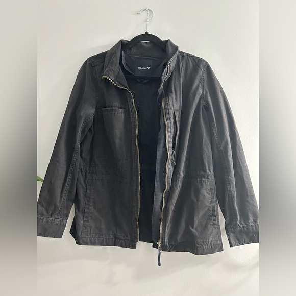 Madewell fleet jacket washed black - Picture 8 of 9